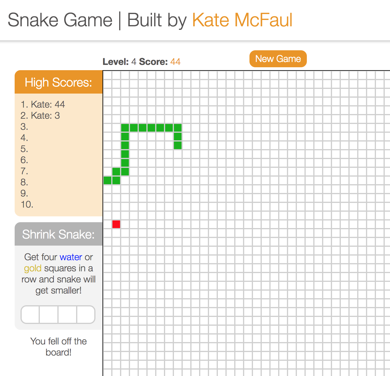 Snake Game